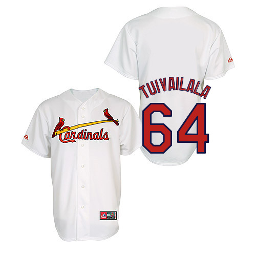 Sam Tuivailala #64 Youth Baseball Jersey-St Louis Cardinals Authentic Home Jersey by Majestic Athletic MLB Jersey